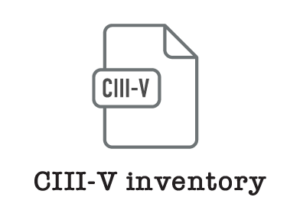 Schedule III-V Inventory Form